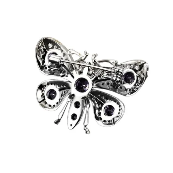 Cài Áo Nữ Meri Mystical Firefly BR817-T Màu Bạc Tím