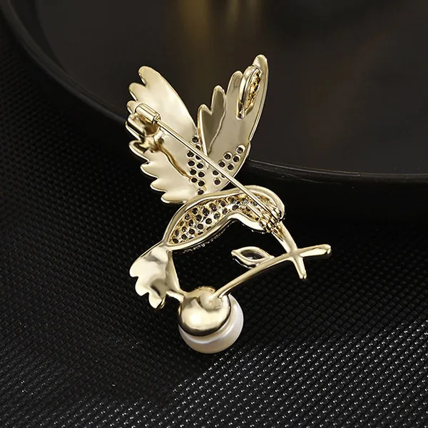 Cài Áo Nữ Meri Pearl Freedom BR826 Màu Xanh