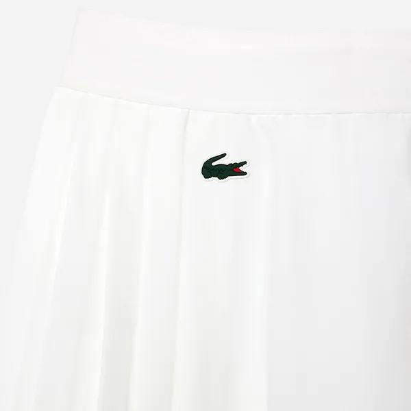 Chân Váy Nữ Lacoste Women's Lined Ultra Dry Stretch Golf Skirt JF9433 51 800 Màu Trắng Size 34