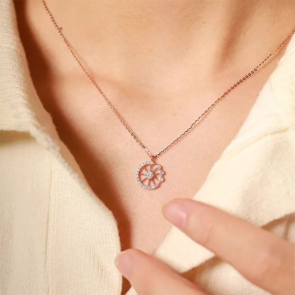 Dây Chuyền Morina Rose Gold Necklace Màu Vàng Hồng