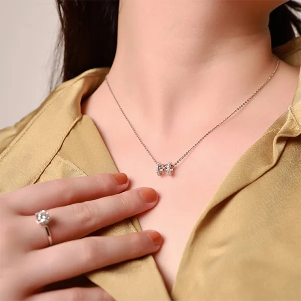 Dây Chuyền Nữ Morina Aurelia D5297 Necklace Màu Vàng Trắng - Trang sức - Vua Hàng Hiệu
