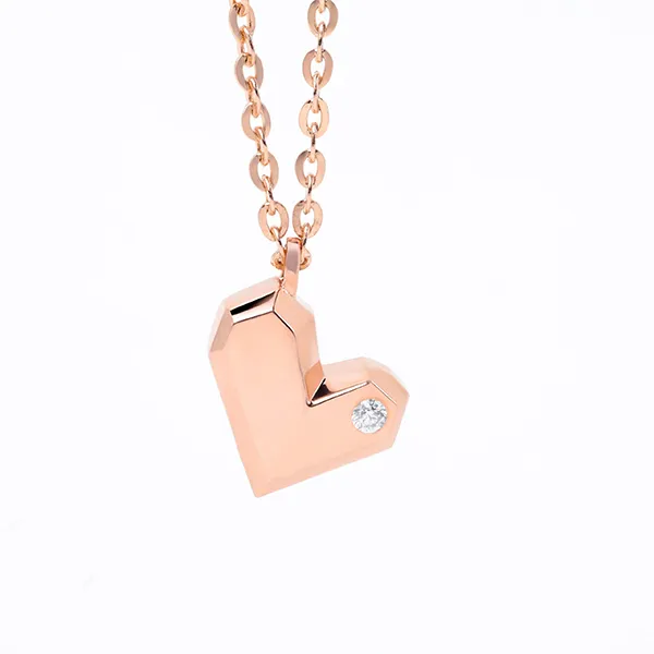 Dây Chuyền Nữ Morina Rose Gold 14K Necklace D2404 Màu Vàng Hồng - Trang sức - Vua Hàng Hiệu