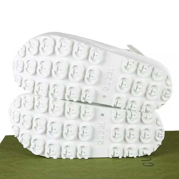 Dép Sandal Nữ Gucci Horsebit Rubber Platform White Màu Trắng Size 36 - Dép - Vua Hàng Hiệu