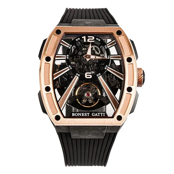 Đồng Hồ Nam Bonest Gatti Ghost Speed Watch BG9950-A3 Màu Vàng Hồng - Đồng hồ - Vua Hàng Hiệu