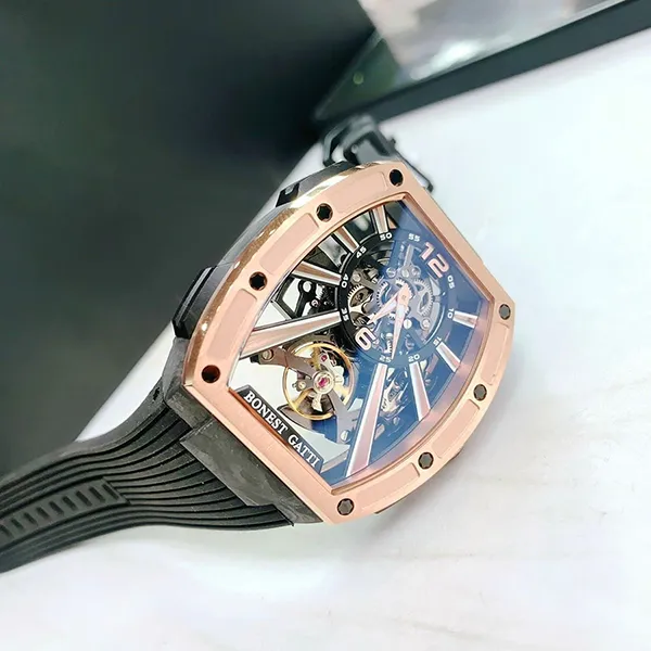 Đồng Hồ Nam Bonest Gatti Ghost Speed Watch BG9950-A3 Màu Vàng Hồng - Đồng hồ - Vua Hàng Hiệu