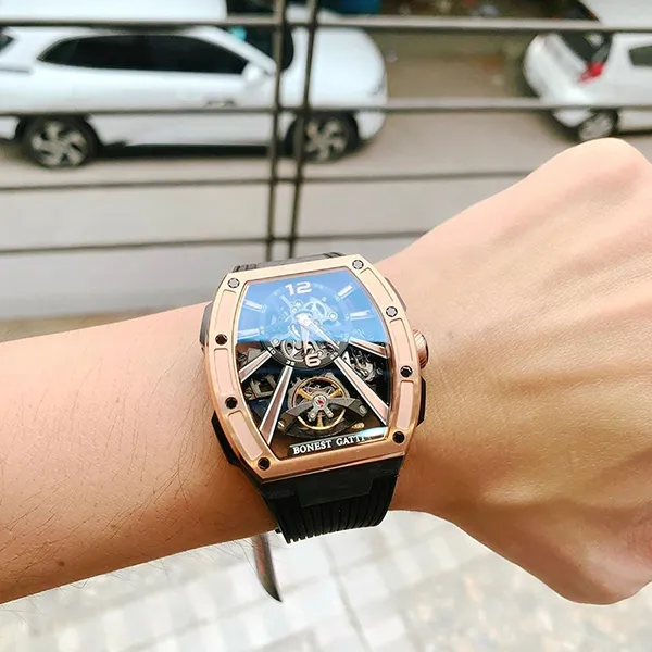 Đồng Hồ Nam Bonest Gatti Ghost Speed Watch BG9950-A3 Màu Vàng Hồng - Đồng hồ - Vua Hàng Hiệu