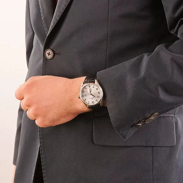 Đồng Hồ Nam Delbana Fiorentino 42mm Watch 41601.682.6.062 Màu Đen Phối Bạc