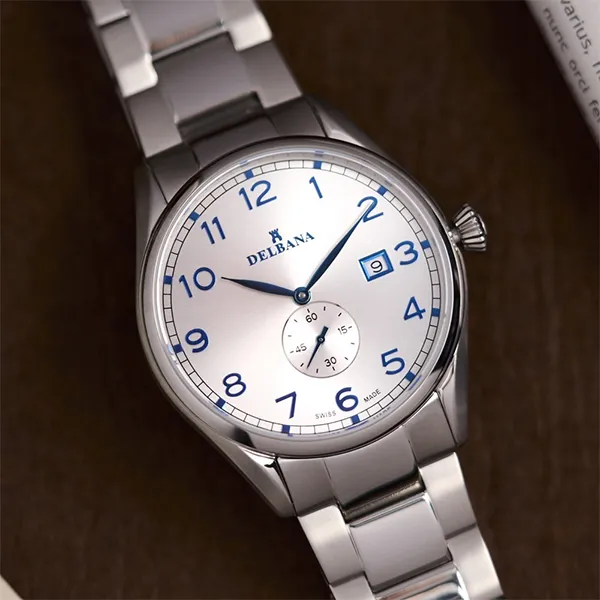 Đồng Hồ Nam Delbana Fiorentino 42mm Watch 41701.682.6.062 Màu Bạc