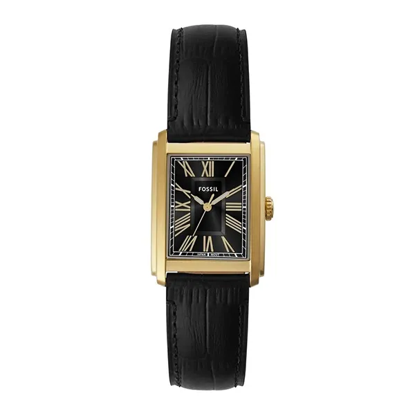 Đồng Hồ Nam Fossil Carraway Watch FS6091 Màu Đen Phối Vàng
