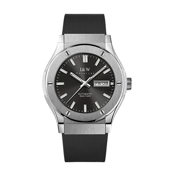 Đồng Hồ Nam I&W Carnival 42mm IW55851GT-DS (IW55851G2) Automatic Màu Bạc Đen