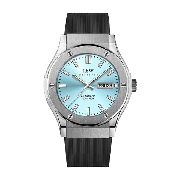 Đồng Hồ Nam I&W Carnival 42mm IW55851GT-DS (IW55851G3) Automatic Màu Xanh Đen - Đồng hồ - Vua Hàng Hiệu
