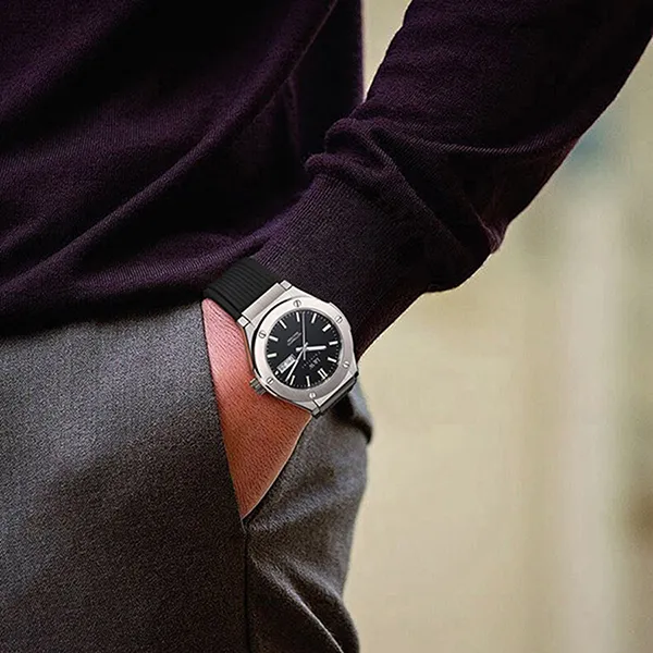 Đồng Hồ Nam I&W Carnival 42mm IW55851GT-DS (IW55851G4) Automatic Màu Bạc Đen