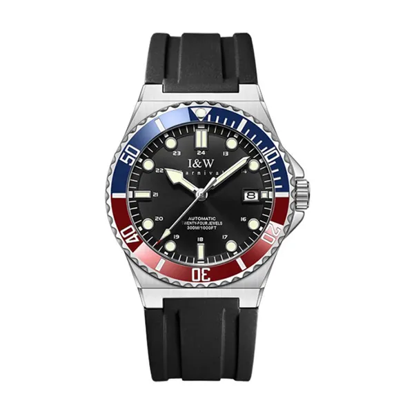 Đồng Hồ Nam I&W Carnival Automatic IW726G-DS (IW726G5) Màu Đen Phối Bạc