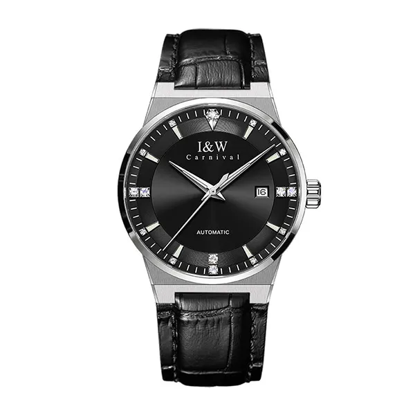 Đồng Hồ Nam I&W Carnival Automatic IW776G-DD (IW776G8) Màu Đen Bạc