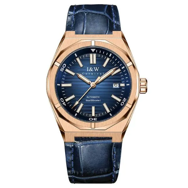 Đồng Hồ Nam I&W Carnival Automatic Watch IW711G-DD (IW711G14) Màu Xanh - Vàng