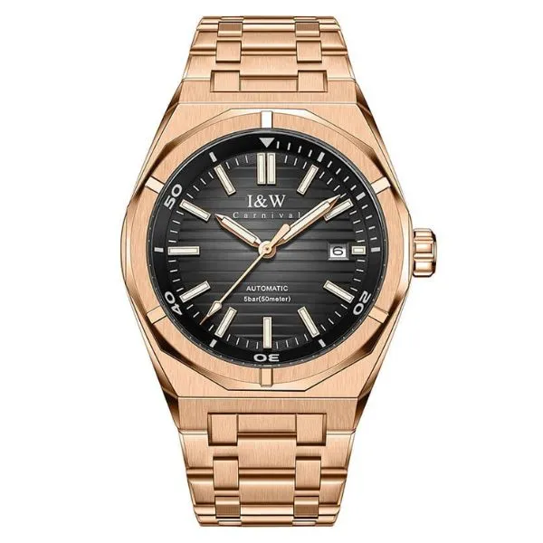 Đồng Hồ Nam I&W Carnival Automatic Watch IW711G-DT (IW711G12) Màu Vàng Đen