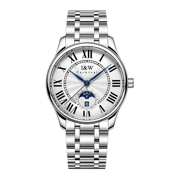 Đồng Hồ Nam I&W Carnival Automatic Watch IW717G-DT (IW717G4) Màu Bạc