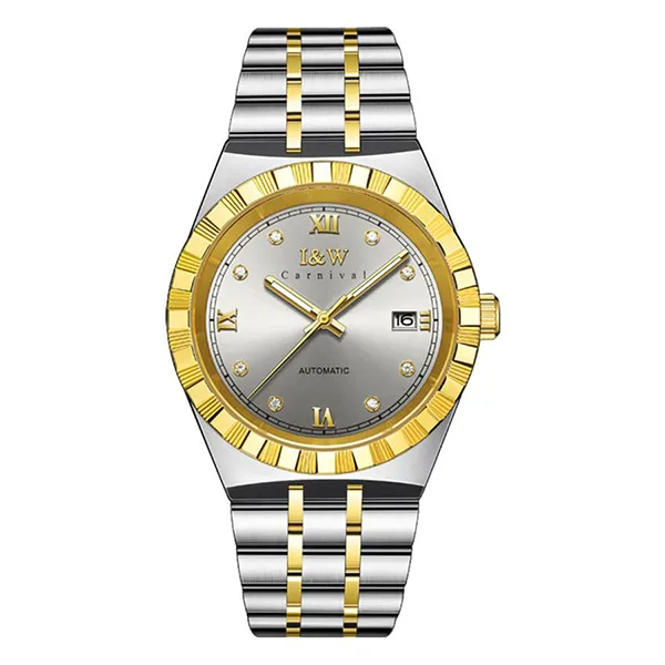 Đồng Hồ Nam I&W Carnival Automatic Watch IW720G-DT (IW720G1) Màu Bạc/Gold - Đồng hồ - Vua Hàng Hiệu