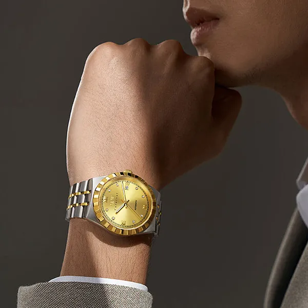 Đồng Hồ Nam I&W Carnival Automatic Watch IW720G-DT (IW720G2) Màu Bạc/Vàng Gold