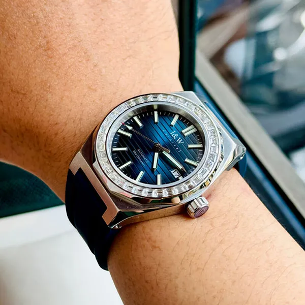 Đồng Hồ Nam I&W Carnival Automatic Watch IW733G-DS (IW733G15) Màu Xanh Lam - Đồng hồ - Vua Hàng Hiệu
