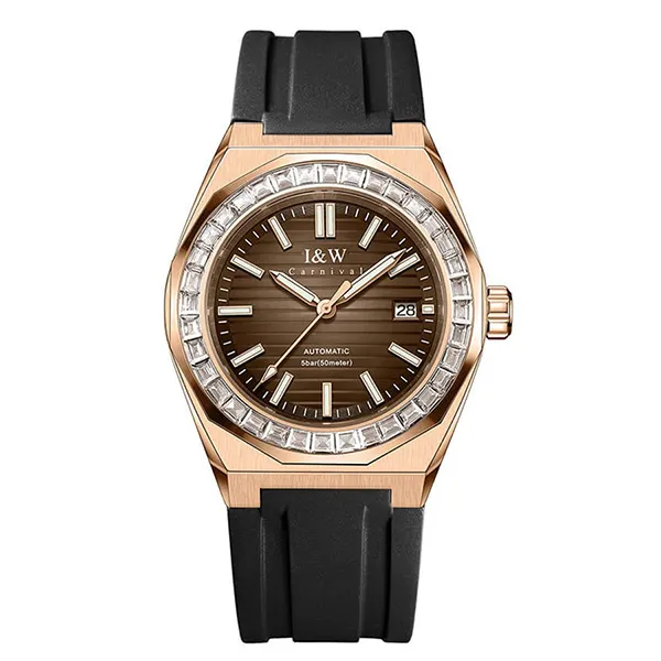 Đồng Hồ Nam I&W Carnival Automatic Watch IW733G-DS ( IW733G21) Màu Đen/Nâu