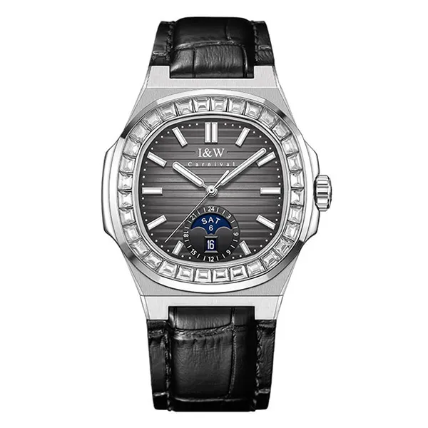 Đồng Hồ Nam I&W Carnival Automatic Watch IW735G-DD (IW735G6) Màu Đen/Xám