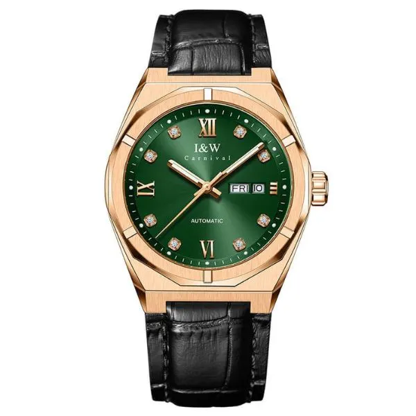 Đồng Hồ Nam I&W Carnival Automatic Watch IW751G-DD (IW751G35) Màu Xanh Đen