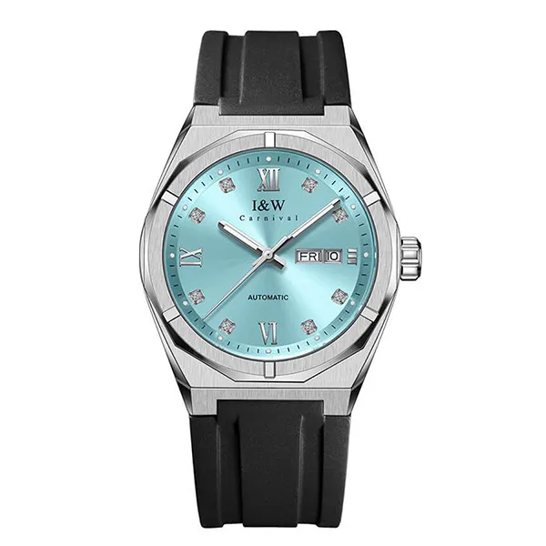 Đồng Hồ Nam I&W Carnival Automatic Watch IW751G-DS (IW751G22) Màu Đen/Xanh Ngọc - Đồng hồ - Vua Hàng Hiệu