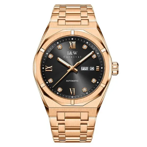 Đồng Hồ Nam I&W Carnival Automatic Watch IW751G-DT (IW751G46) Màu Vàng Đen - Đồng hồ - Vua Hàng Hiệu