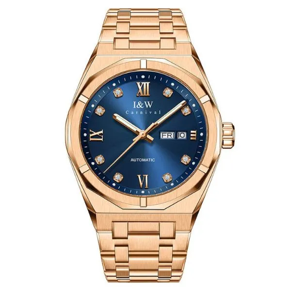 Đồng Hồ Nam I&W Carnival Automatic Watch IW751G-DT (IW751G47) Màu Xanh - Vàng