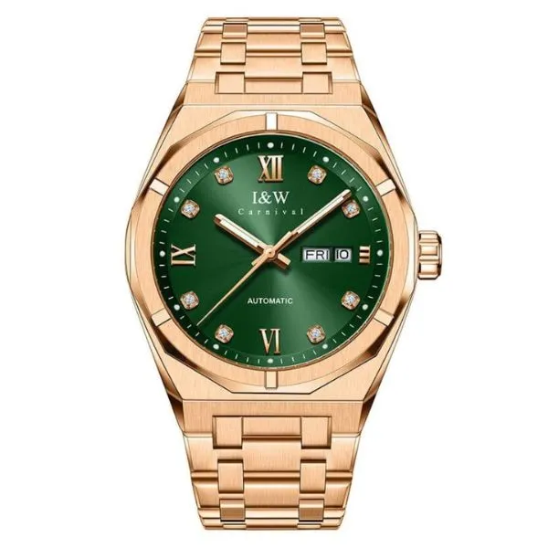 Đồng Hồ Nam I&W Carnival Automatic Watch IW751G-DT (IW751G49) Màu Xanh - Vàng