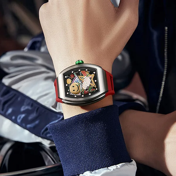 Đồng Hồ Nam I&W Carnival Automatic Watch IW757GT-DS (IW757GT1) Màu Đỏ