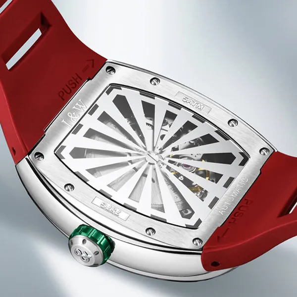 Đồng Hồ Nam I&W Carnival Automatic Watch IW757GT-DS (IW757GT1) Màu Đỏ