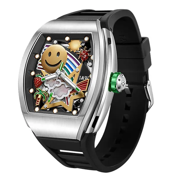 Đồng Hồ Nam I&W Carnival Automatic Watch IW757GT-DS (IW757GT4) Màu Đen