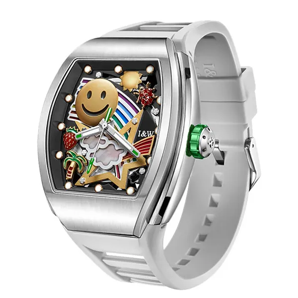 Đồng Hồ Nam I&W Carnival Automatic Watch IW757GT-DS (IW757GT5) Màu Trắng