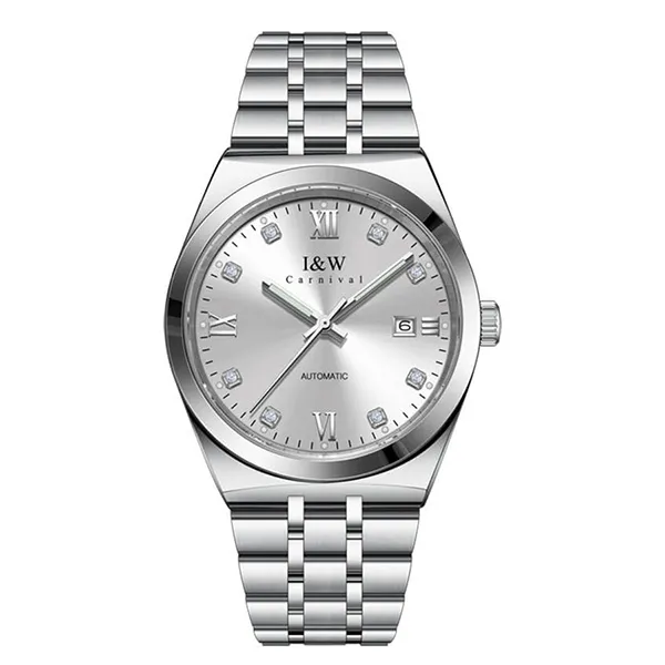 Đồng Hồ Nam I&W Carnival Automatic Watch IW758G-DT (IW758G2) Màu Bạc