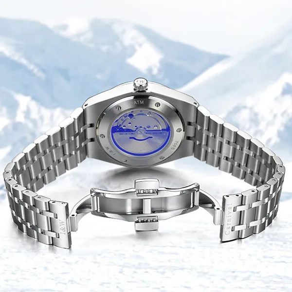 Đồng Hồ Nam I&W Carnival Automatic Watch IW758G-DT (IW758G4) Màu Bạc/Xám