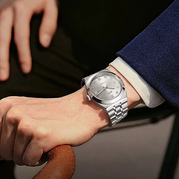 Đồng Hồ Nam I&W Carnival Automatic Watch IW758G-DT (IW758G4) Màu Bạc/Xám