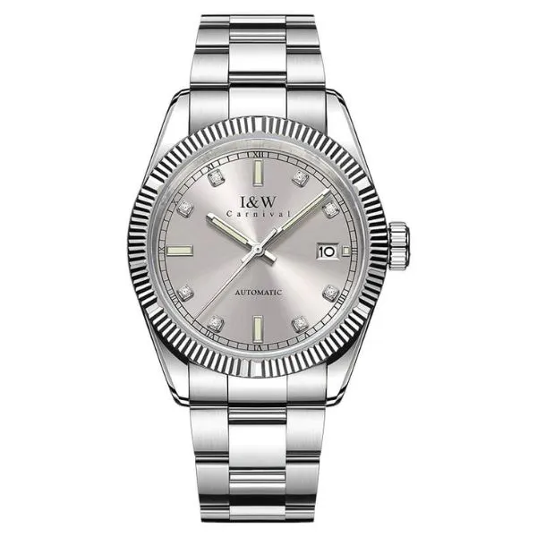 Đồng Hồ Nam I&W Carnival Automatic Watch IW786G-DT (IW786G4) Màu Bạc Xám