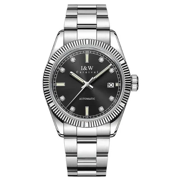Đồng Hồ Nam I&W Carnival Automatic Watch IW786G-DT (IW786G5) Màu Bạc - Đen