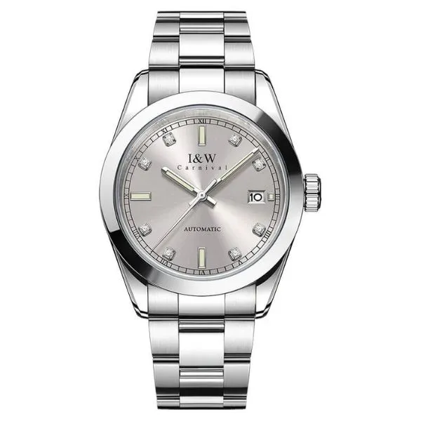 Đồng Hồ Nam I&W Carnival Automatic Watch IW786G-DT (IW786G9) Màu Bạc Xám
