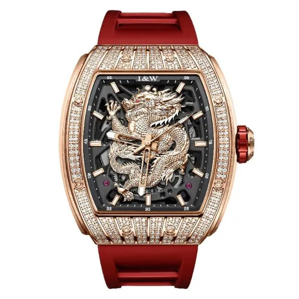 Đồng Hồ Nam I&W Carnival Automatic Watch IW787G-DS (IW787G3) Màu Đỏ Vàng