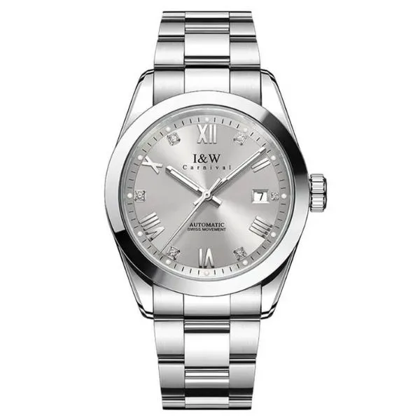 Đồng Hồ Nam I&W Carnival Automatic Watch IW788G-DT (IW788G7) Màu Xám Bạc