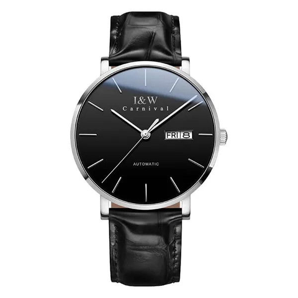 Đồng Hồ Nam I&W Carnival Automatic Watch IW8828G-DD (IW8828G12) Màu Đen - Đồng hồ - Vua Hàng Hiệu