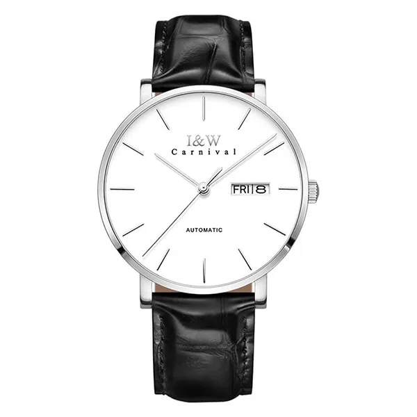 Đồng Hồ Nam I&W Carnival Automatic Watch IW8828G-DD (IW8828G8) Màu Đen Trắng