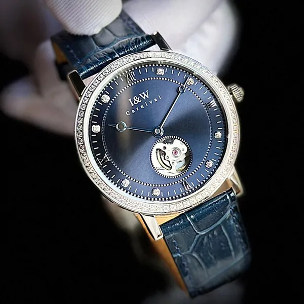 Đồng Hồ Nam I&W Carnival IW636G-DD (IW636G1) Automatic Màu Xanh Đậm