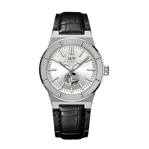 Đồng Hồ Nam I&W Carnival IW652G-DD (IW652G1) Automatic Màu Đen Bạc