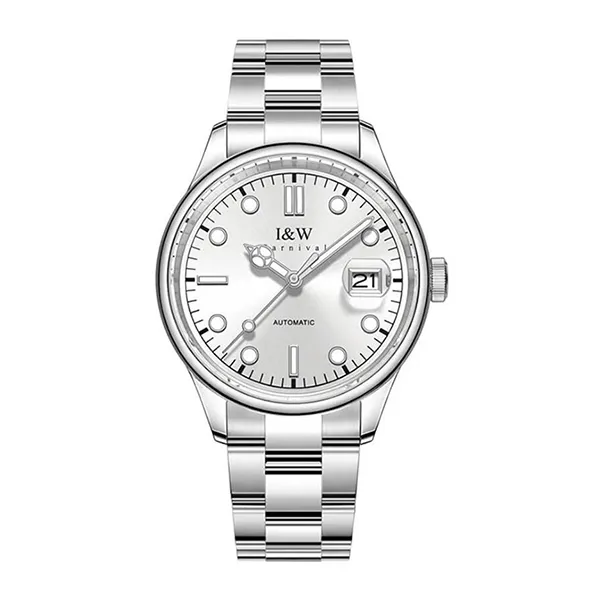 Đồng Hồ Nam I&W Carnival IW653G-DT (IW653G2) Automatic Màu Bạc - Đồng hồ - Vua Hàng Hiệu