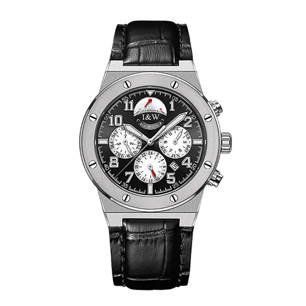 Đồng Hồ Nam I&W Carnival IW655G-DD (IW655G8) Automatic Màu Đen Bạc