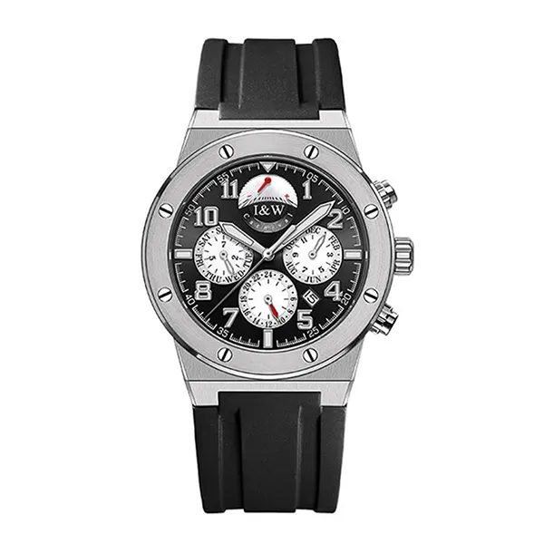 Đồng Hồ Nam I&W Carnival IW655G-DS (IW655G13) Automatic Màu Đen Bạc